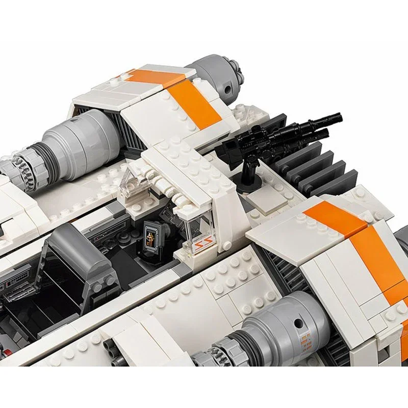 Miniso 디즈니 UCS 시리즈 스타 스노우스피더 빌딩 블록, 홈 데코 75144, 재현된 블록, 친구 선물, 1703 PCs