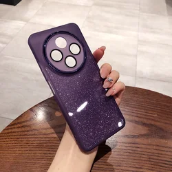 Luxurious Glitter Soft Silicone Shockproof Case for Xiaomi 14Tpro (PURPLE)