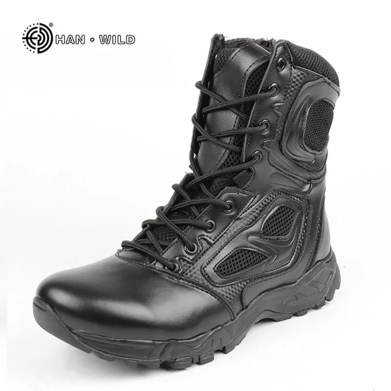 2024 Stivali Tattici Invernali Da Uomo Nero Desert Safety Army Shoes Moto Traspirante Military Assault Combat Stivaletti Per Uomo