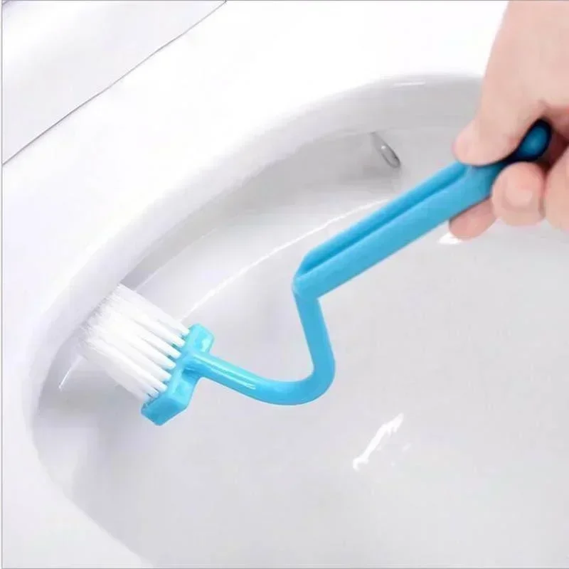 Brosse de Toilette Incurvée à Long Manche, Outil de Ménage pour Livres Profonds, Fournitures HOSupplies