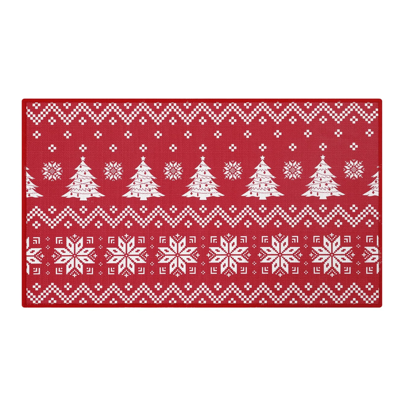 Weihnachts-Fußmatte, Weihnachten, Urlaub, Boho-Stil, rutschfeste Fußmatte, Willkommens-Bodenteppich für Zuhause, Innenbereich, Eingang, Haustür-Dekoration – Detail 1