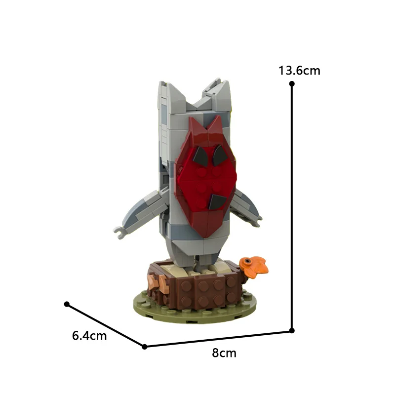 Ensemble de blocs de construction de figurines MOC pour enfants, Ruins,  Interface Breath Link, Kass, Lynel