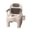 AntiSlip Adjustable Toilet Chair  SeniorFriendly Movable Settee, Enhanced Comfort with Armrest Support, Bathroom Safety 6
