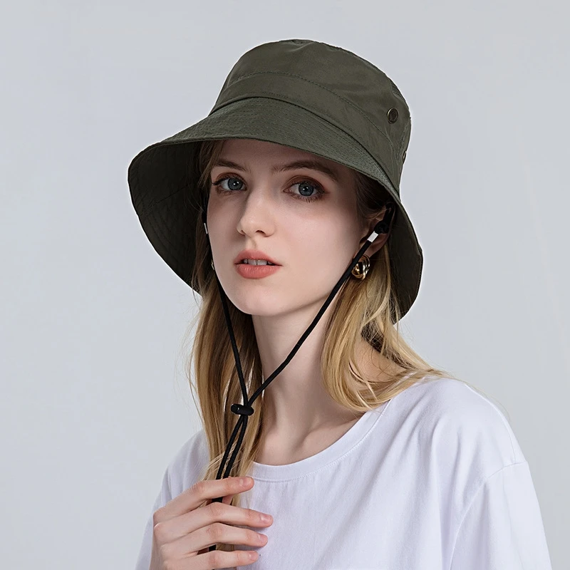 Men's Summer Folding Bucket Hat Women Beach Holiday Sun Protection