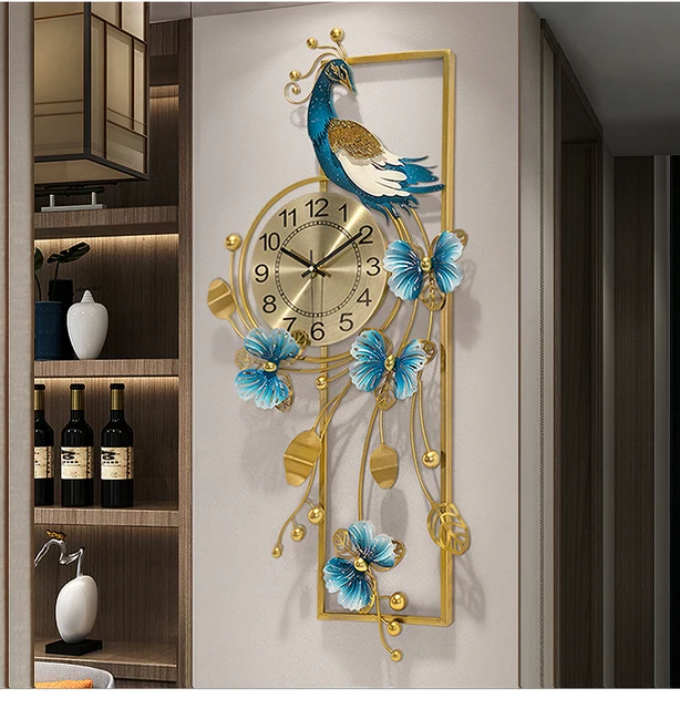 Decorativo Wall Hanging Clock Mecanismo Reloj De Cuarzo Antigua Reloj De  Cuarzo Atmosférico Battery Operated Reloj De Cuarzo Atmosférico para  Restaurante del Hotel Dormitorio Salón-D H31xw31cm : : Hogar y  Cocina