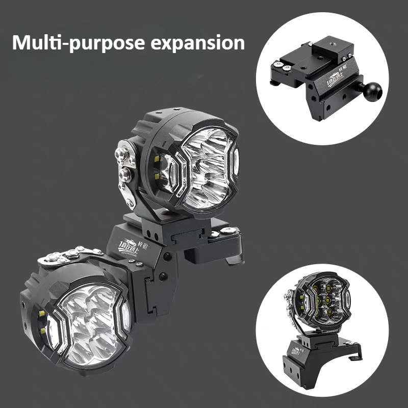 For Toyota Tacoma 2016-2024 2025 A Pillar Led Spotlight Bracket Front Hood Quick Release Off-road Dual Light Expansion Stand detail image 2