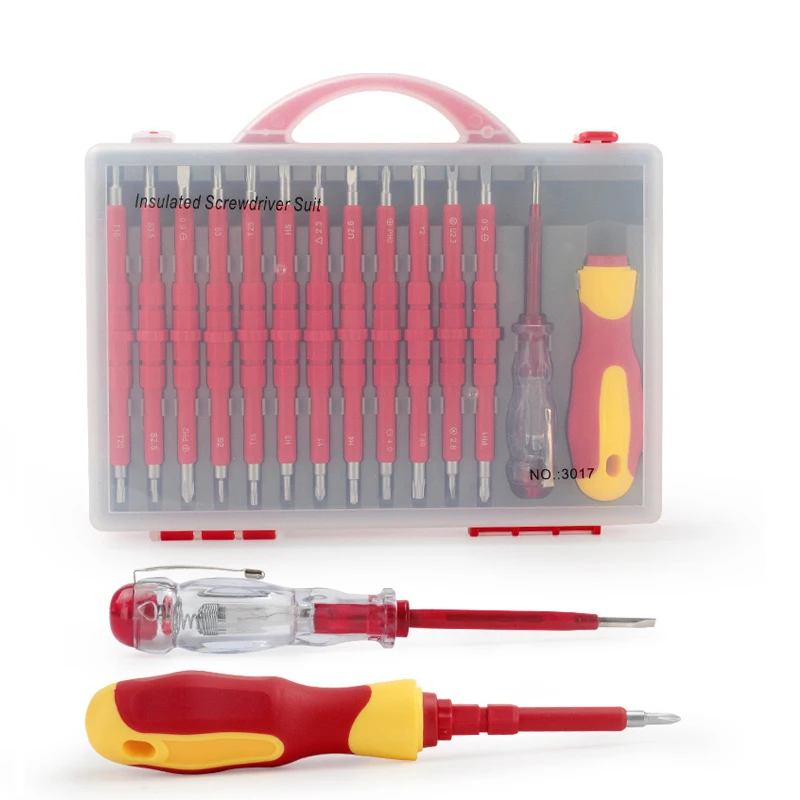 Insulated Screwdriver Set Screw Driver Bit Phillips Slotted