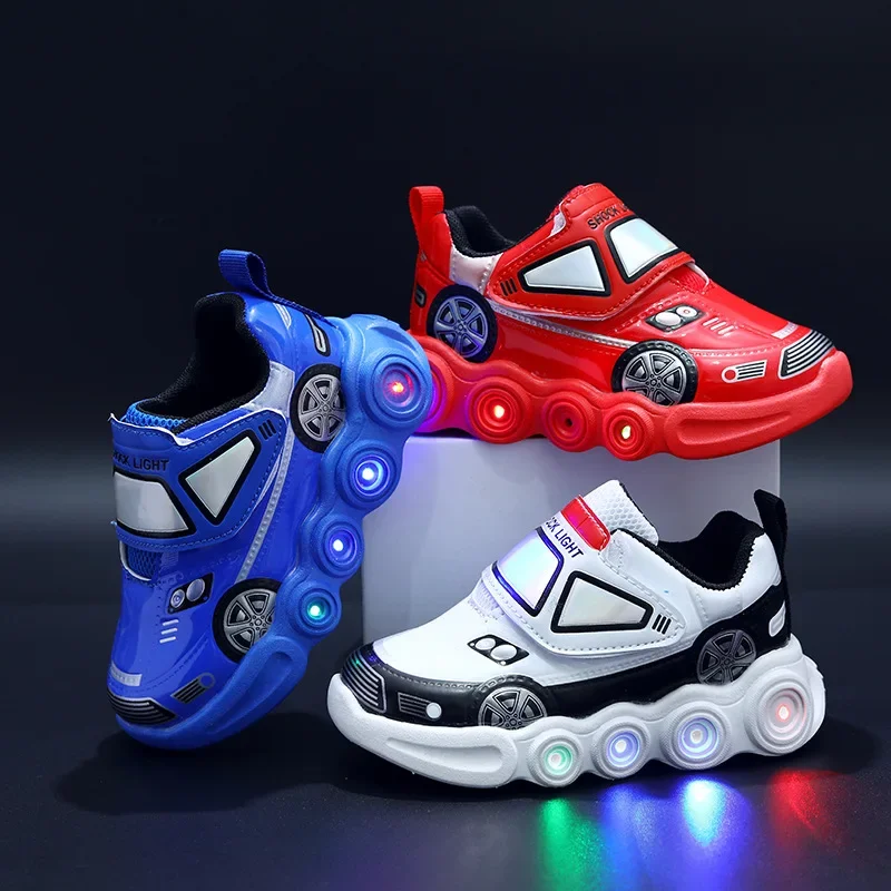 0-6Years Children Glowing Sneakers Kids Luminous Sneakers Boys Girls Led Lighted Sneakers Toddler Outdoor Shoes Casual Shoes