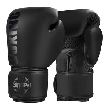 Guantes de boxeo profesionales para adultos Sanda Muay Thai, guantes de lucha para hombres y mujeres, saco de arena de entrenamiento, lucha libre MMA, 6/8/10/12oz 1