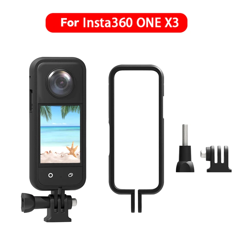 

Protective Frame Case for Insta360 X3 Tripod Adapter Shock Proof Shell for Insta 360 X3 Expansion Adapter Bracket Accessories