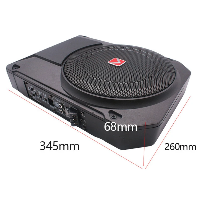 10-inch Car Audio Modification 800W 12V Active High-power Ultra-thin Car Subwoofer Subwoofer