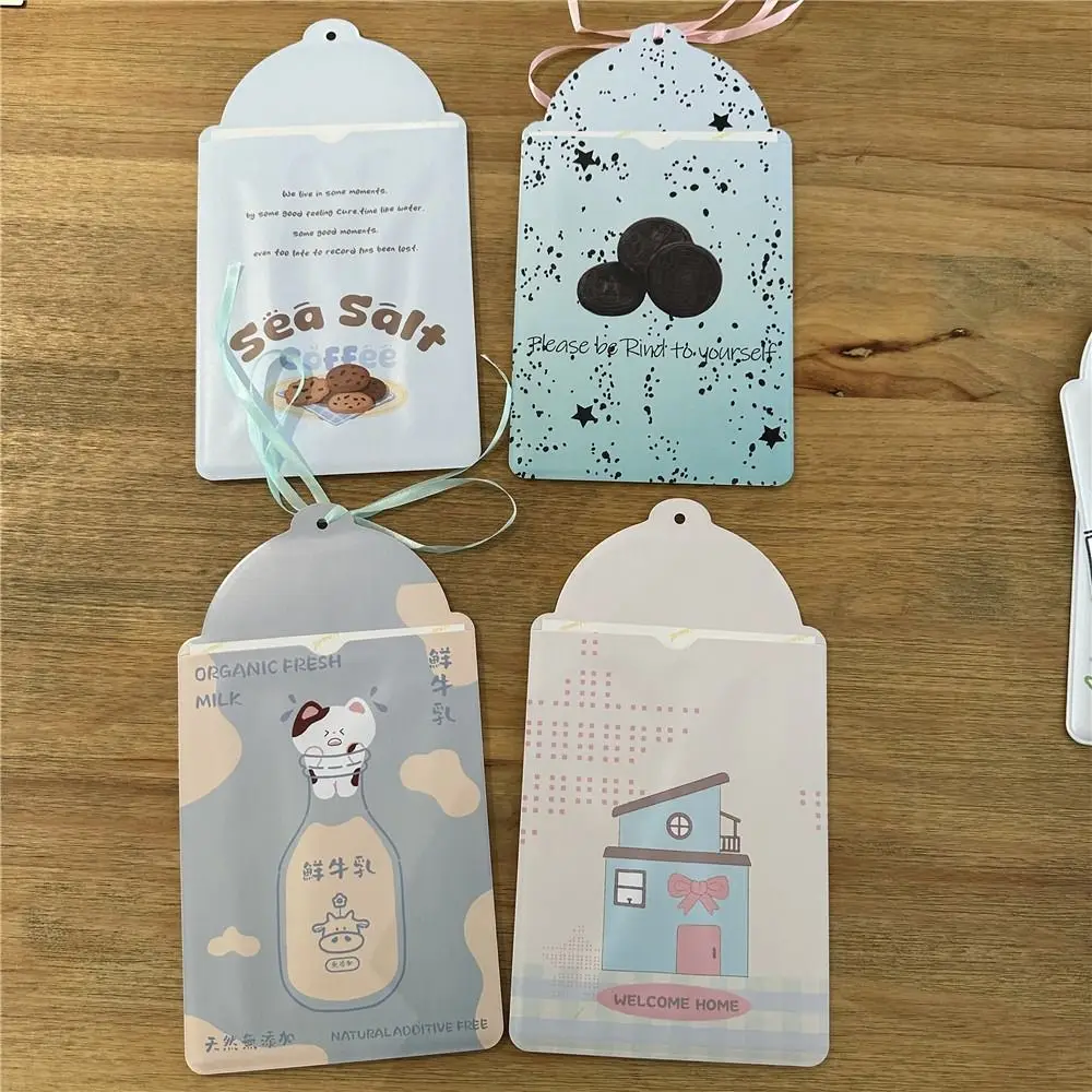 Acrylic Display Protective Sleeve Idol Photocard Holder Y2k Cartoon A5 Card Cover PVC ABS Plastic Photos Protective Cover Gift