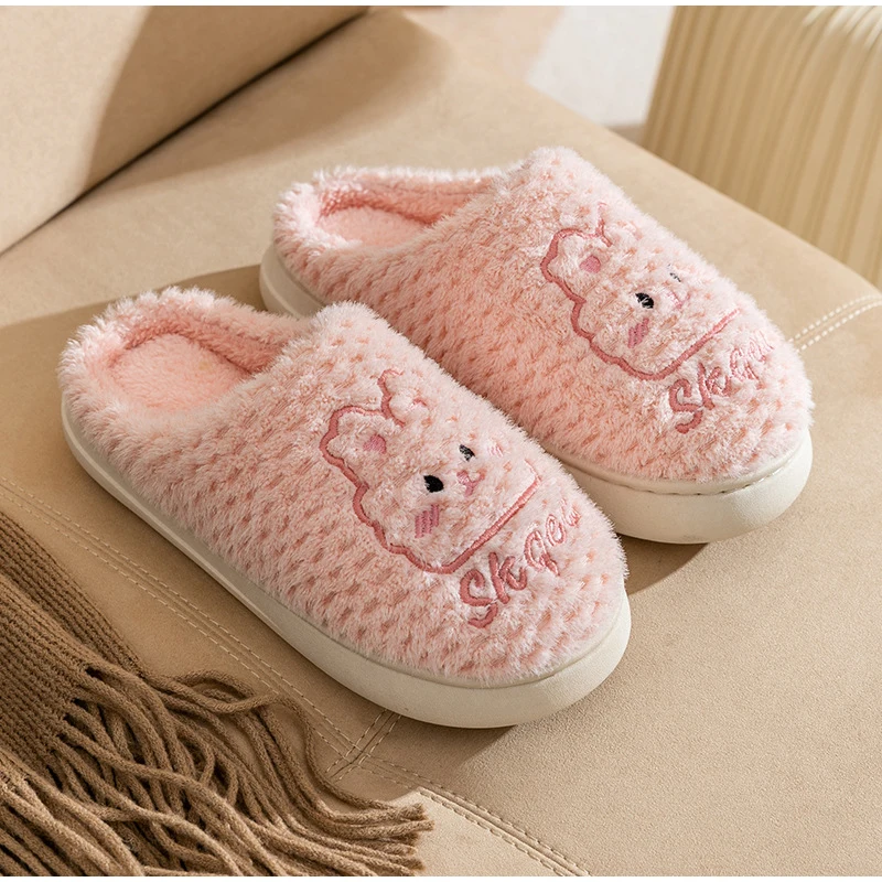 Vanessas women’s winter thick soled cotton slippers non-slip comfortable slippers