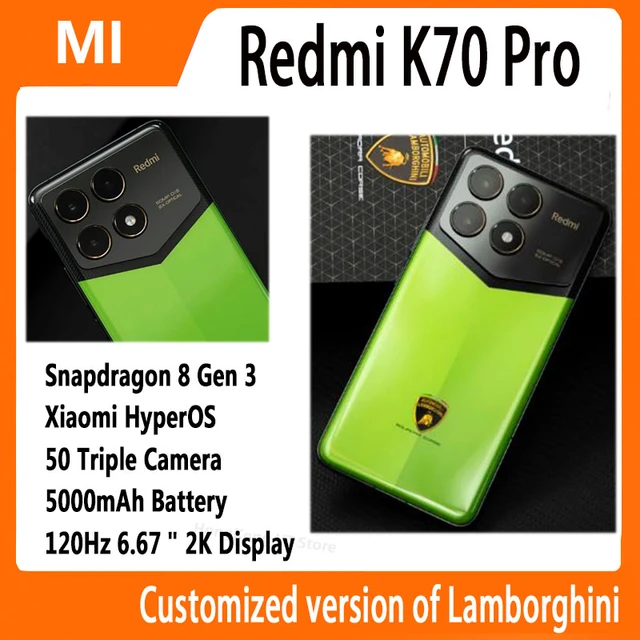 In Stock]Xiaomi Redmi K70 Pro 5G mobile phone third generation Snapdragon 8  Xiaomi Surging OS 5000 mah battery Chinese version - AliExpress