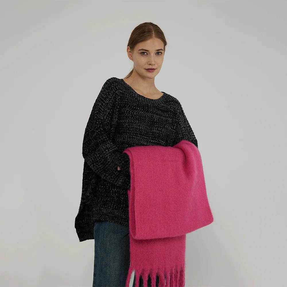 Cashmere Scarf Women Scarves Designer Brand Women's Winter Scarf Ladies Cashmere Warm Shawls and Wraps Long Tassels Pashmina Blanket Scarves