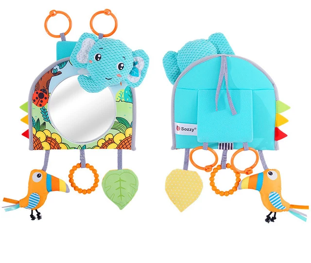 Specchietto Per Bambini Auto Con Pendenti - Giocattolo Per Seggiolino Con Design Divertente - Foto 9