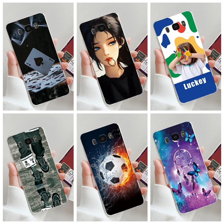 Per Samsung Galaxy J5 J5(2016) J7(2016) Custodia Cartoon Clear Soft Tpu Cover In Silicone Per Samsung J5 Prime On5 2016 Paraurti Posteriore