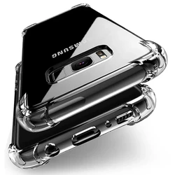 Durable Clear Silicone Shockproof Phone Case - Transparent Cover - Galaxy S20 FE