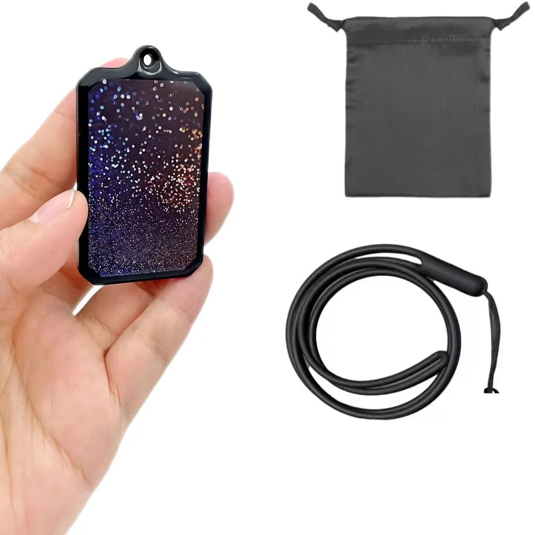 Enhanced Quantum Energy Chip Card with Bag and Charms