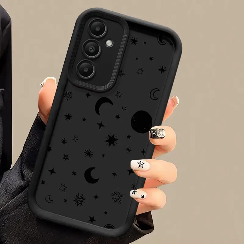 Pentagram Art Star Moon Cool Phone Case Cover