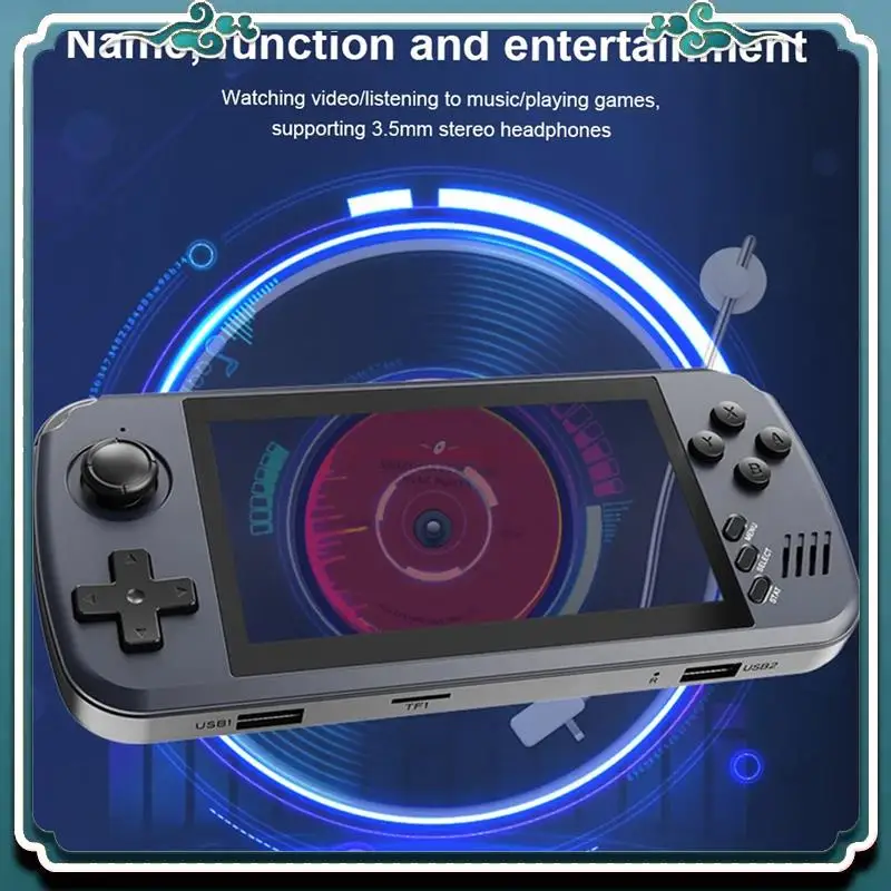X39 Pro Handheld Game Player 4.3 Inch Ips Screen Portable Video Game Console Build In 5000 Games Support 2 Players(32G) Durable