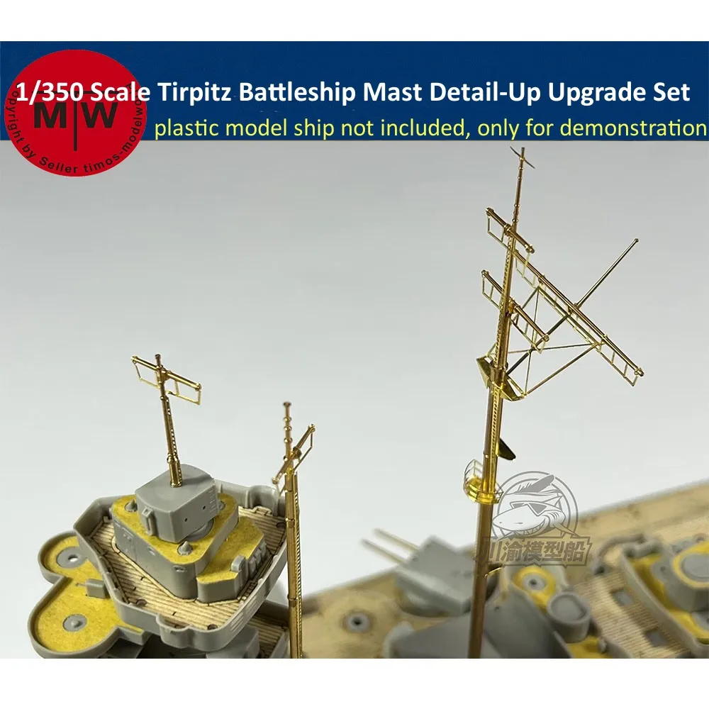 

1/350 Scale Tirpitz Battleship Mast Detail-Up Upgrade Set CYG103