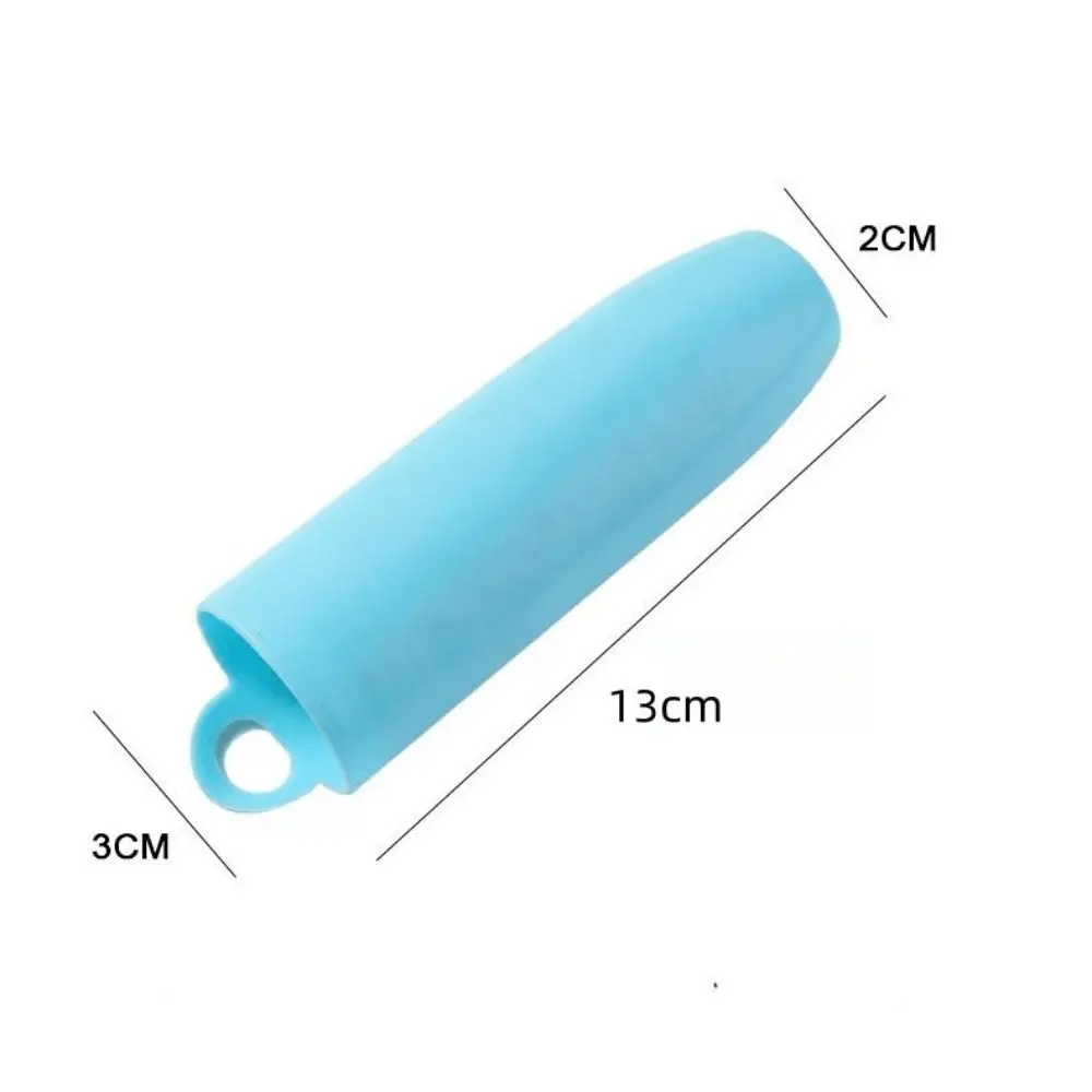 Silicone Garlic Peeler Tool Blue Kitchen Gadget