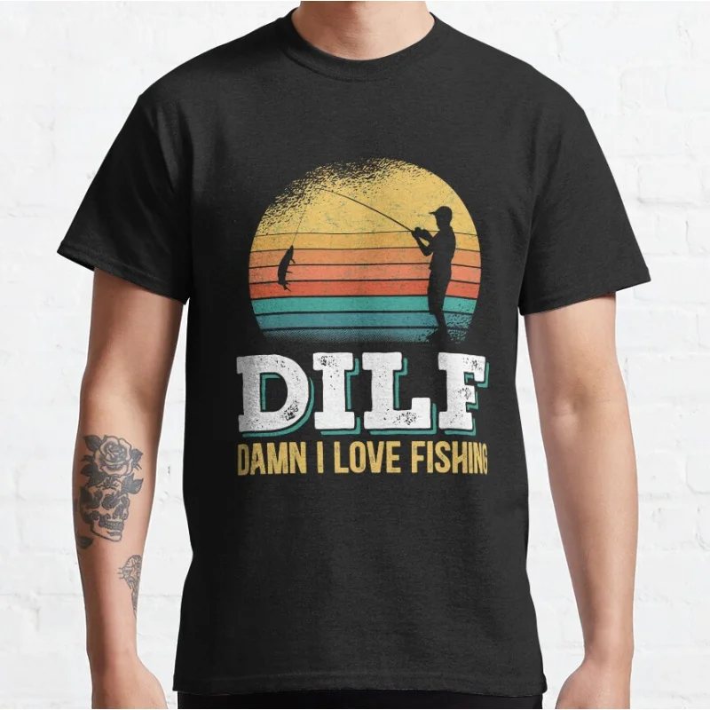 Ich liebe das Angeln. Lustiges Angel-Humor-T-Shirt für Sport-Angelliebhaber. Grafik-T-Shirts für Fischer, große Größe, Erwachsene, Tops S-6XL