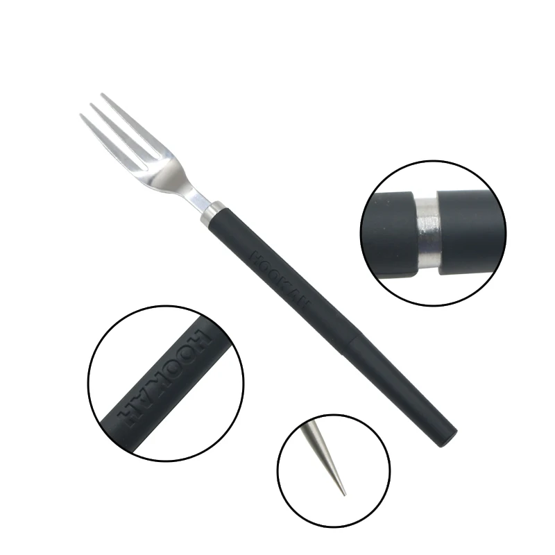1PC Retro Design Shisha Fork Aluminum Foil Hole Puncher For Hookah Bowl Sheesha Chicha Narguile Accessories 5