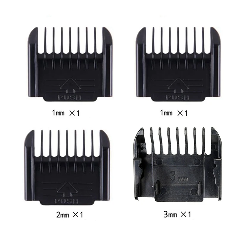 Electric Clipper Accessories,16Pcs Cut Clipper Limit Comb Guide Attachment Size Barber Replacement(1Mm,1Mm,2Mm,3Mm) 2