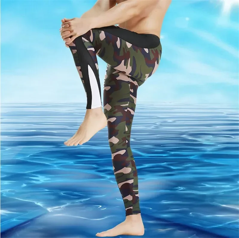 Sports Leggings, Compression Pants Mens Running Tights Sports Trousers Compression Camouflage Leggings Athletic Pants Man Workout Leggings Jogger Pants