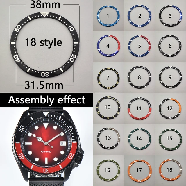 Ceramic Bezel Insert Seiko Skx007 | Aluminum Watch Accessories Parts - Nh35  Watch - Aliexpress