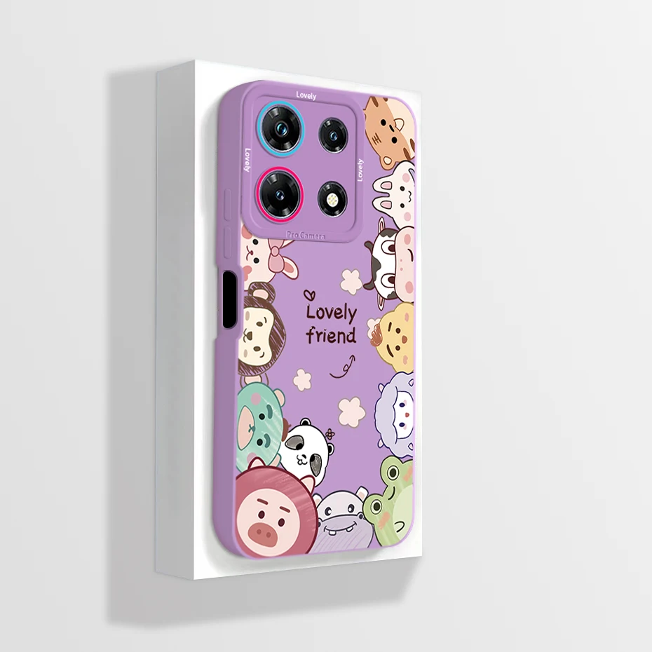 Art Liquid Silicone Phone Case with Camera Protection - Premium Back Cover
