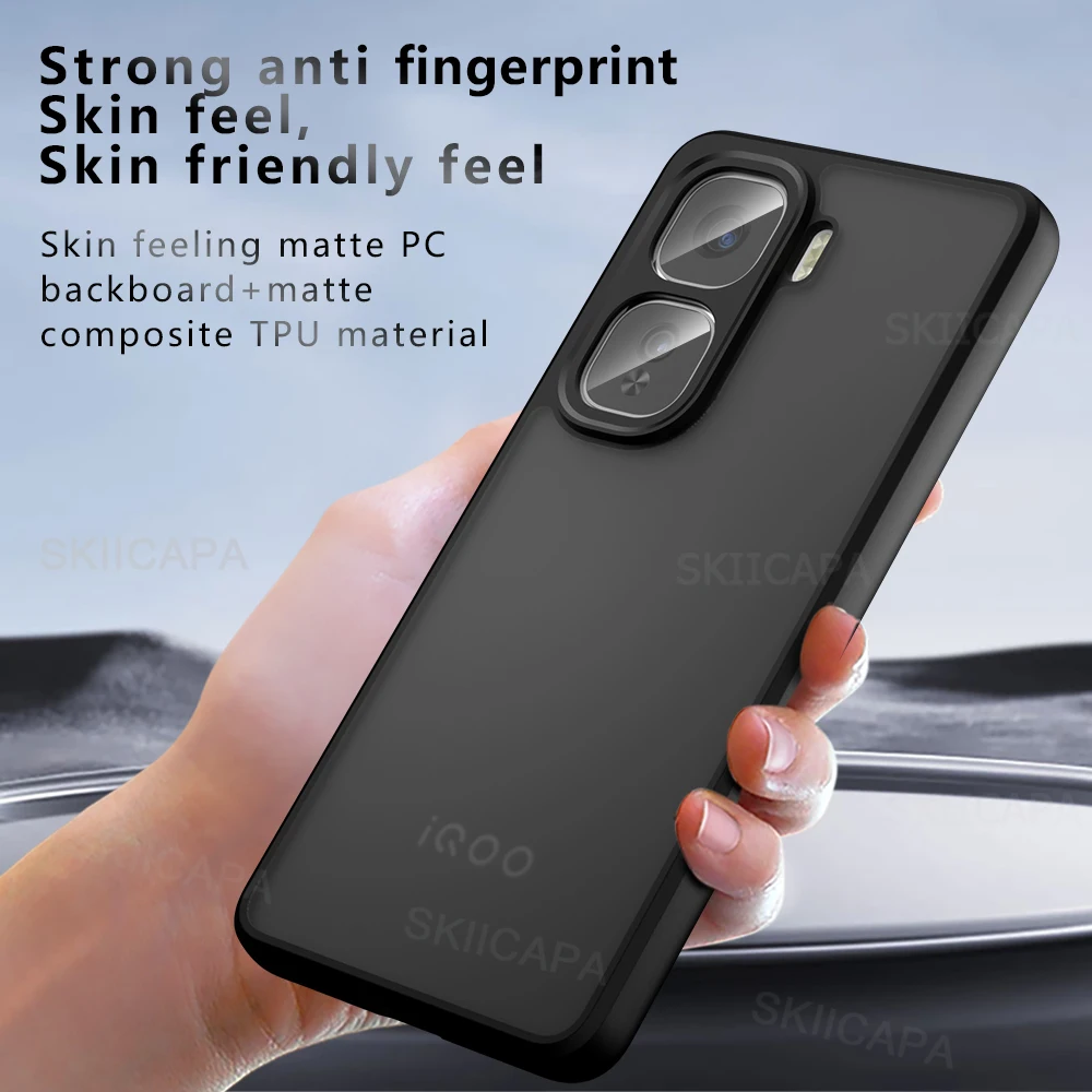 Matte Shockproof Hard Bumper with Soft Clear Back Cover