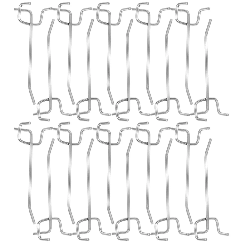 

20pcs Garage Organization Pegboard Hooks Heavy Duty Peg Board Utility Hooks