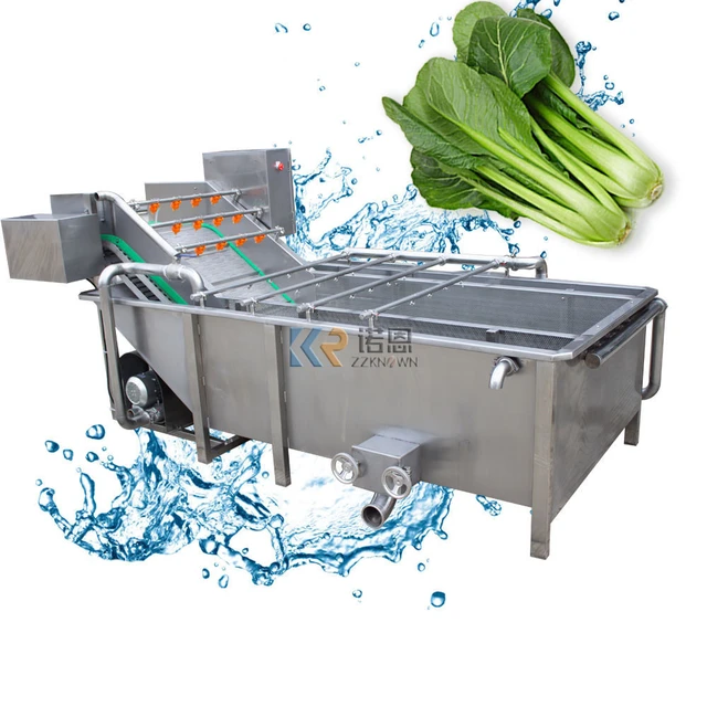 Fruit washing machine vegetable bubble washer leafy vegetable