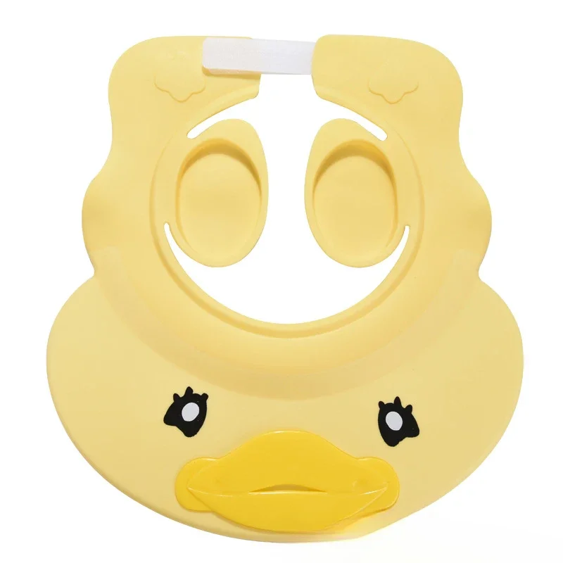 Little Yellow Duck Ear Protection Children's Shower Cap Silicone Shower Cap Baby Shampoo Infant Bath