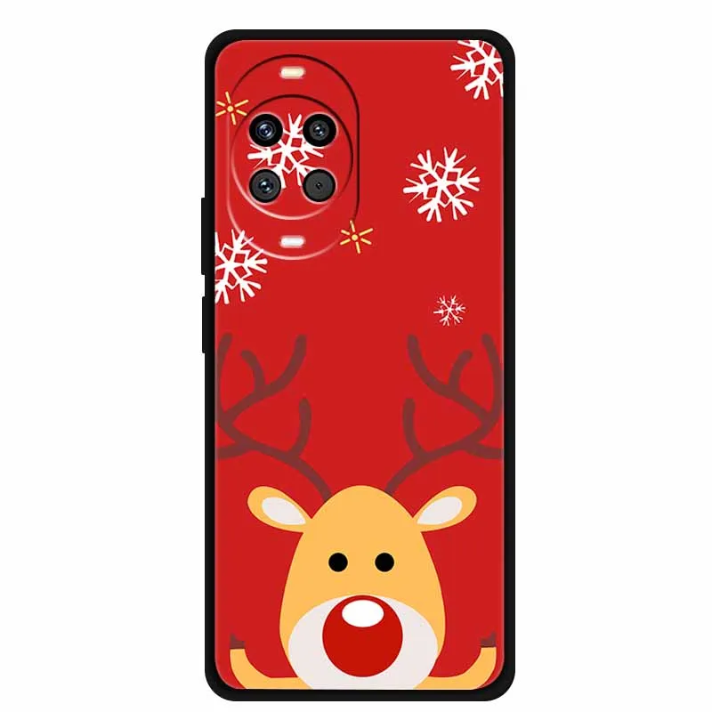 Festive Cartoon Christmas Soft TPU Phone Case - Fun & Durable Bumper Cover