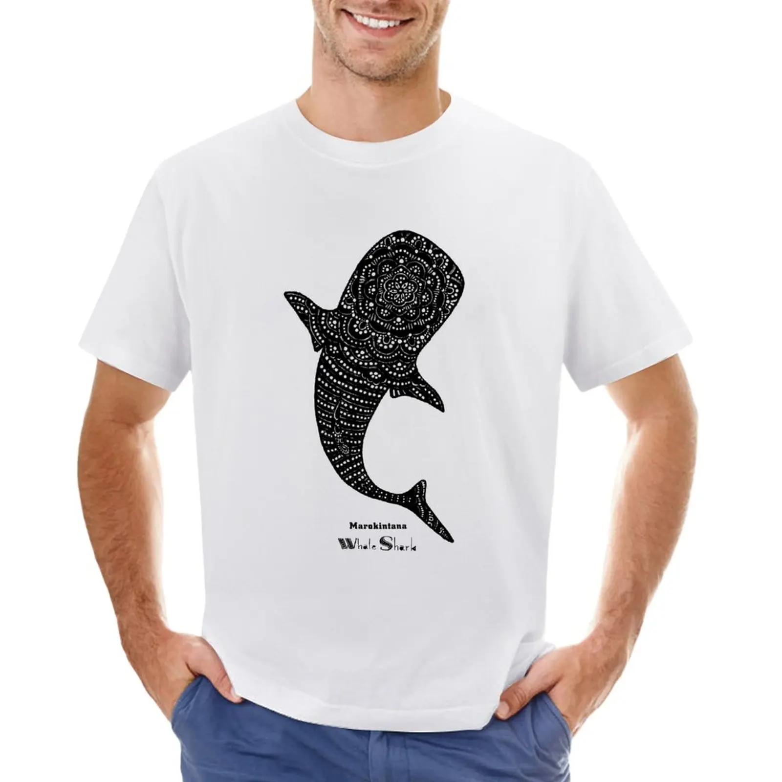 

Marokintana - Whale Shark II T-Shirt vintage funnys Men's t shirts
