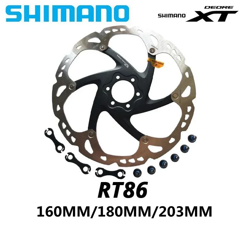 

Shimano DEORE XT SM-RT86 SLX Six Nails Brake Disc For MTB Disc Brake Six Nails 160mm 180mm 203mm Brake Disc Rotor