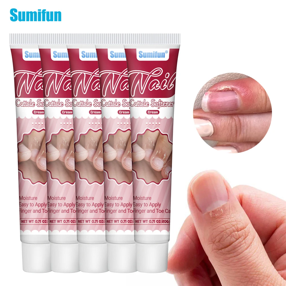 

1/3/5/10Pc Sumifun Nail Cuticle Softener Cream Remove Paronychia Dead Skin Ointment Nail Fungus Antibacterial Moisturize Plaster
