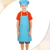Cheap Wholesale Children Adult Parent-child Chef Apron Painting Cooking Class Suit Apron and Chef Hat in Stock 1
