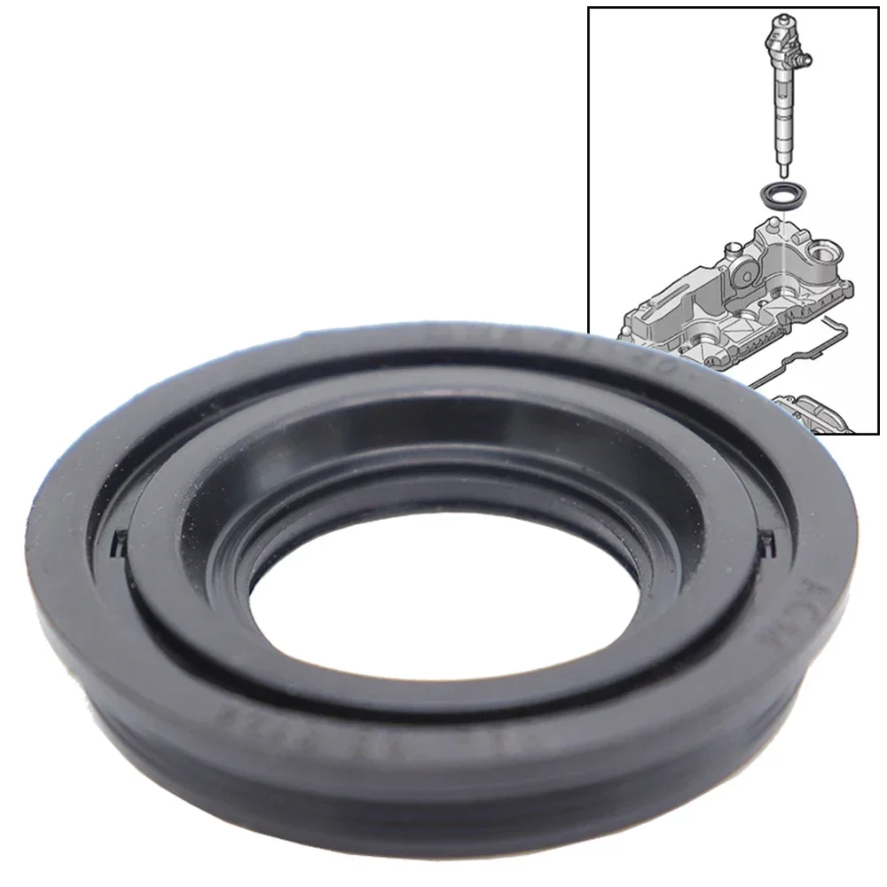4Pcs Fuel Diesel Injector Seal Ring For Audi A1 8X A3 8P 8V A4 B8 8K A5 8T A6 C7 4G Q3 8U Q5 8R TT Valve Gaskets Holder Cover