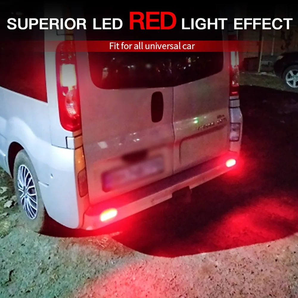 2 Stück LED Hecks toß stange Reflektor Licht Bremsleuchte für Renault Trafic Master für Nissan Primas tar für Opel Vauxhall Vivaro Movano – Detail 2