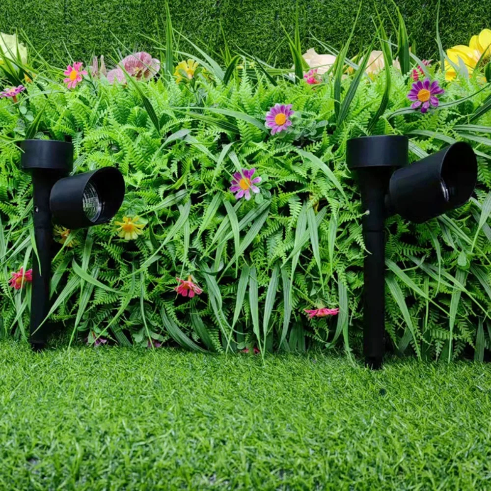 야외 방수 LED 태양광 잔디 스포트라이트, 집 정원 야외 잔디 램프, 빌라 잔디 정원 장식, 외부 태양광 램프