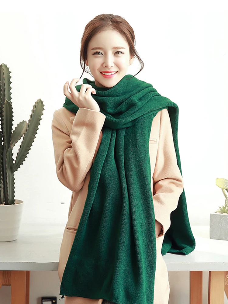 Tejido Suave Acrílico Chal Pashmina Mujer 200x70cm - Acrílico Suave - Para Invierno Y Otoño Complemento Moda