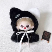 Cape de poupée mignonne adaptée aux vêtements de poupée en coton de 10/15/20cm, cape en poils d'imitation de lapin, décoration de poupée Doupeng 5