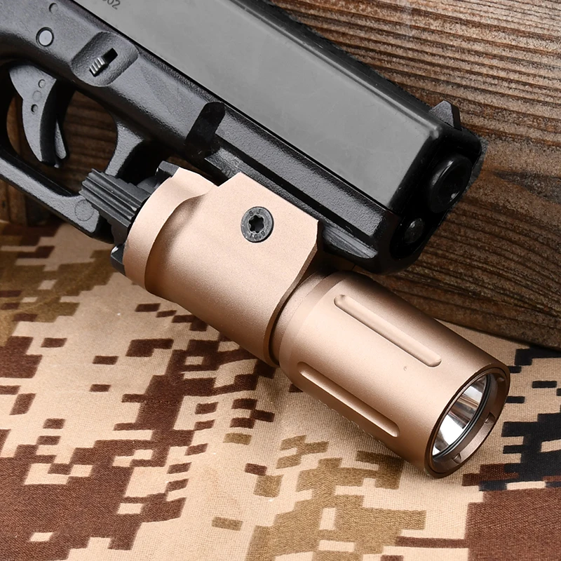 

WADSN Modlit PL350 PLHv2 Gun Lights Tactical Pistol Flashlight 1000 Lumens Metal Airsoft Hunting Scout Lights Fit 20mm Rail