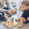 4 Pcs Puzzle Trays 12 3cm Wood Storage ganizer For 3D Puzzle Toy Blocks Sorting Unfinished Tray Eco Friendly Wooden 2