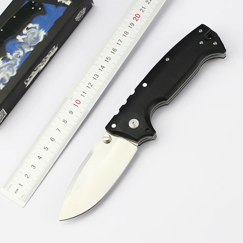 

New Pocket Folding Knife 2024 D2 Steel Blade G10 Handle EDC Outdoor Tactical Survival Hunting Tourist Knifes Professional Knives